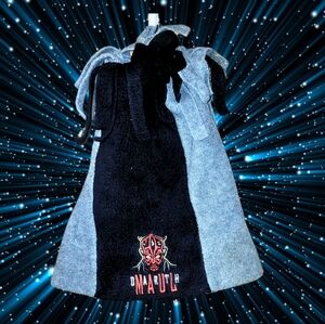 Vintage Y2K Maul Black/Grey Fleece Stocking Cap